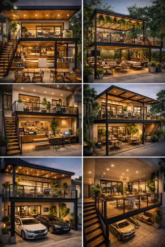 Mezannine Cafe Modern di Cipayung